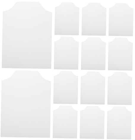 Cabilock 100 Stück Wellpappe-bögen Aus Weißem Kraftkarton Für T-shirts Und Hemden Knitterfreie Verpackung
