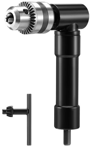 Faankiton Attacco per Trapano Angolare, Trapano ad Angolo Retto, Attacco per Trapano a 90°ad Angolo Retto, Mandrino per Trapano ad Angolo Retto da 1-10 mm, Adattatore per Trapano a 90 Gradi