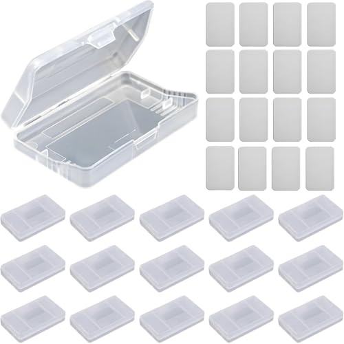 ZHUROUPU für Gameboy Advance Cartridge Case, Klarer Schutz Game Cartridge Case für GBA AGB-001 für Gameboy Advance SP AGS-101 (65x40x13mm) (16PCS)