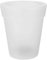 Pot de fleurs d'intérieur à énergie solaire - Éclairage de jardin lumineux - Décoration de jardin - Blanc - 17 x 17 x 19 cm