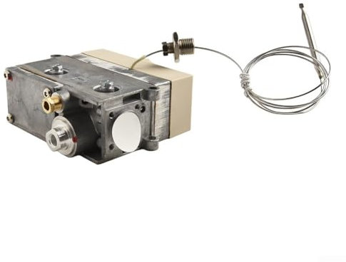 Yuanpgky Termostato de válvula de control de temperatura de gas de cocina comercial 710 para freidora industrial, equipo de cocina wok, rango de 120-200 grados Celsius