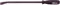 KS Tools 911.8103 Pince-levier plate coudée, Longueur 450 mm
