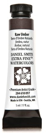Daniel Smith 284610097 Extra Fine Watercolors Tube, 5ml, Raw Umber