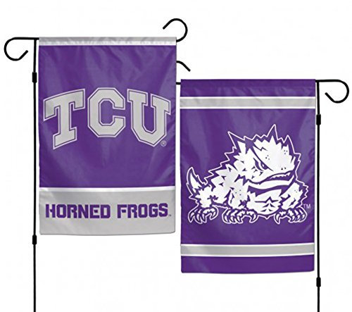 WinCraft NCAA Texas Christian University TCU 30,5 x 45,7 cm 2-seitiges Gartenflaggen-Banner