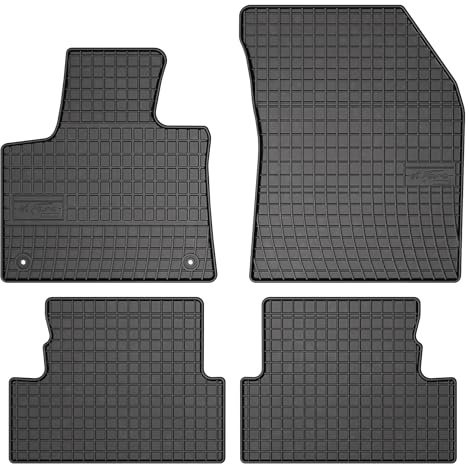 FROGUM EL Toro Gummimatten Ganzjähriges-Set von Autofussmatte Auto Fußmatten für Peugeot 3008 II 2016-2024 | Beständiges Gummi Material | 1,5cm Schutzkante