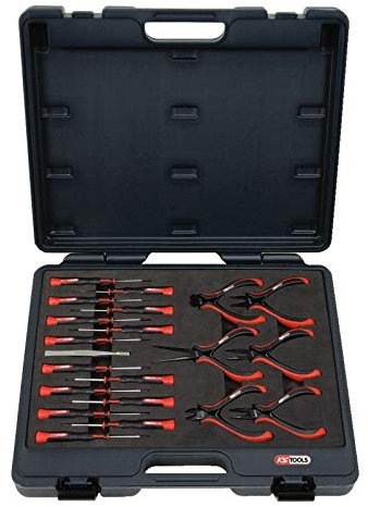KS Tools 500.7190 Elektronik-Schraubendreher-Set, 21-teilig