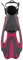 Aqua Lung verstellbare Schwimmflossen Zinger | grau-pink | 44-48 | einfache Verstellung