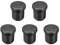 sourcing map Rubber Stopper, SPR-140 EPDM 14mm Dia Seal Hole Insert Stopper Black for Cable Gland, 5pcs