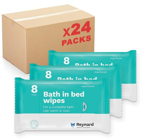 Bath in Bed Wipes - Case of 24 packs