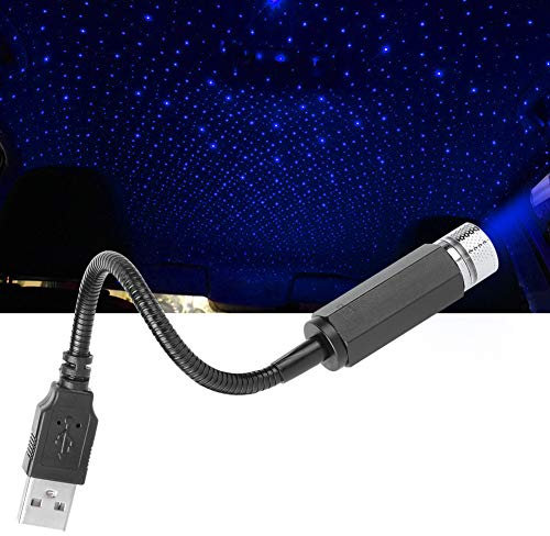 USB Sternenhimmel Auto, LED Nachtlicht USB Autodach Innen Atmosphäre Sternenhimmel LED Autodecke Starlight Sternenhimmel Auto Dach, Mini Tragbar Licht Kinder Zimmer Universal Licht Zuhause Party