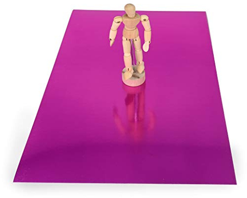 Papertent A4 Super Smooth Mirror Card, Rose, 10 Sheets