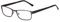 Edison & King Lesebrille Elements – schmale Metallbrille mit Premiumgläsern – entspiegelt und gehärtet (Black, +2,50 dpt)
