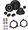 Hifonics VX 5.2E Auto Lautsprecher Boxen 320 Watt 13 cm 2 Wege Kompo passend für Renault Megane III (Z) 2008-2014 Türen Front und Heck
