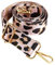 Thboxes Wide Shoulder Bag Strap, Leopard Print Crossbody Bag Strap Adjustable Replacement Handbag Straps with Clips for Women Handbag Canvas Bag, Beige