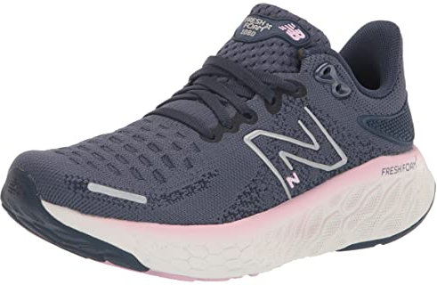 New Balance Damen Fresh Foam X 1080 V12 Laufschuh, Vintage Indigo/Lilac Cloud/Silver Metalic, 40.5 EU