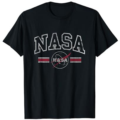 NASA College-Briefe & Logo T-Shirt
