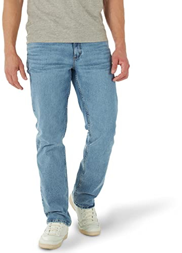 Lee Men's Legendary Relaxed Fit Jean, Icey Blue, 42W x 32L