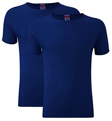Heatwave® Pack of 2 Men's Thermal T Shirt, Warm Underwear Baselayer, S M L XL XXL Thermals (Navy, L)