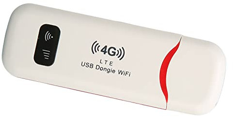 Tragbares WLAN, Tragbarer 4G LTE USB-WLAN-Router, Mobiler Netzwerk-Hotspot, Bis zu 10 Geräte, Plug-and-Play, für Zuhause, Unterwegs, Büro, Weiß