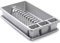 CABLEPELADO Escurreplato de plastico, Escurridor de Platos, Escurridor Fregadero 2 módulos, con Bandeja Anti-Goteo, Plástico, 45 cm de Ancho x 26.5 cm de Fondo x 9 cm de Altura, Gris