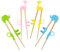 Kids Chopsticks, 4 Pairs of Reusable Children's Training Chopsticks, with Storage Box