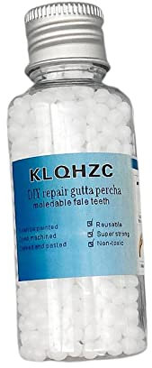 Jojomis Thermal Beads Teeth Veneers Moldable Denture Temporary Tooth Repair Kit, used for broken teeth, big gaps, uneven teeth and missing teeth. - 10ml