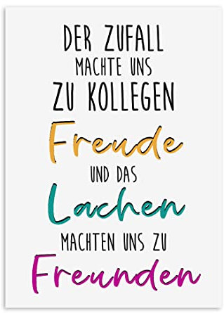 Postkarte Kollegen Abschied Kollegen Geschenk Postkarte Sprüche Ruhestand Karte (Kollegen Freunde)