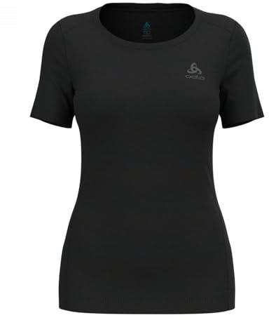 Odlo Women Functional Underwear Short Sleeve Shirt MERINO 200, black, S