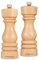Cole & Mason H233008 London Salz und Pfeffermühle, 2er Set Manuell mit Einstellbar, Holz, 18cm, Precision+ mit Keramikmahlwerk und Carbonmahlwerk, Gewürzmühle, Mühlen für Salz, Pfeffer, Gewürze