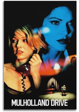 Leinwandposter Mulholland Drive, Raumdekor, Poster für Schlafzimmer, Wohnzimmer, Wände, 30 x 45 cm, ungerahmter Stil