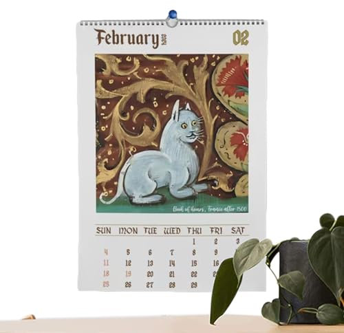 Ugly Cats Kalender 2024 - Ugly Medieval Cats Kalender 2024 | Seltsame Mittelalterliche Katzen Kalender 2024 | Haustierkalender von Jan 2024 bis Dezember 2024 für Heimdekoration