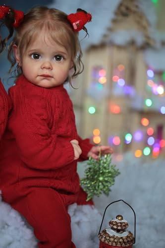 Zero pam Realistische Reborn Baby Mädchen 60Cm Reborn Puppen Lebensecht BabyPuppe Weichkörper Neugeborene Mädchen Puppe Wie Echtes Baby Lebensgroße Puppen Für Kinder