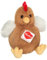 Teddy Hermann Herzekind 93964 Henne Trude 18 cm, Kuscheltier, Plüschtier