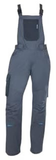 ARDON Damen-Latzhose 4TECH grau-schwarz Arbeitshose für Frauen robust Arbeitslatzhose grau (DE/NL/SE/PL, Numerisch, 38, Regular, Regular, Grau)