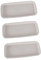 ORFOFE 3 Stück Kunststoff Blumentopf Untersetzer Für Balkon Rechteckige Wasserschalen Für Gartenpflanzen 35,5 Stück 14,3cm Schlagfest Und Sonnenbeständig
