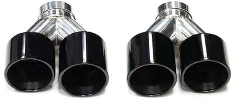 DBCFL Endstuck Auspuff für BMW F10 F11 535d 535i 640i 640d Up to G30 G31, Auspuffblenden Edelstahl Auto Endstück Endschalldämpfer Spitze Endrohrblende,B
