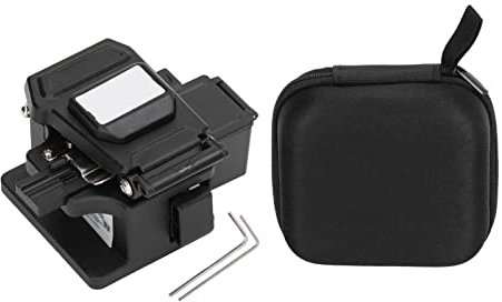 TICFOX Fiber Cleaver Kit Fictory 2 Pcs Automatic Center Punch Kit, 6in Spring Loaded High Speed Steel Fiber Cleaver Tool, Optical Cable Cutting Knife, Hot Melt Cold Splicing Wire Cutter