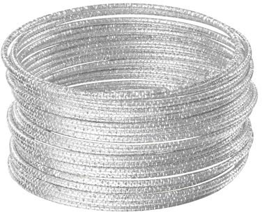 MILAKOO Layered Stackable Bangle Set für Frauen Trendy Minimlist Textured Boho Braelets Trendy Eleganz