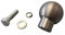 Lawn Mower Tow Ball Hitch, 50mm, Universal Fit for Stiga, Mountfield, Countax, Westwood, John Deere, Atco