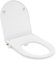 WC Sitz mit Bidet Funktion,Bidet Aufsatz Rückspülen und Vorspülen Modern Oval Toilette Bidet Toilet Seat