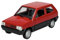 Welly Modell Auto Kompatibel mit 1980 FIAT Panda Rot ca 1/34-1/39 Metall Die Cast Neu im Kasten