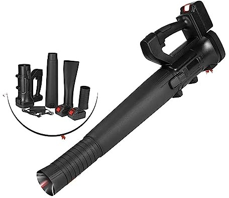 Blower Fan, 2000W 6 Gear Cordless Leaf Blower， Blower Wind Pressure Electric Air Sweeper Garden Tools for 18V Battery Nergy-efficient