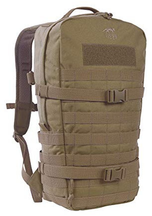 Tasmanian Tiger TT Essential Pack L MKII Molle Kompatibler 15L Daypack Outdoor Rucksack (Khaki), Schwarz