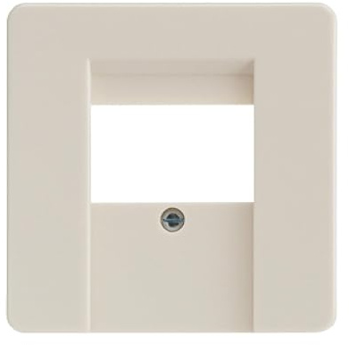 Elso Zentralplatte für TAE-Steckdose 3-Fach Fashion/Scala, perlweiß, 206010