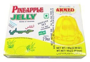 Ahmed Pineapple Jelly (Vegetarian) - 85g x 3