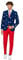 Opposuits OSUI-0023-EU52 - Stars and Stripes - USA Kostüm, Größe 52, mehrfarbig