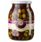 Oliven Mischung, grüne & schwarze Taggiasca-Oliven, mit Kern, in Lake, Venturino, 950g