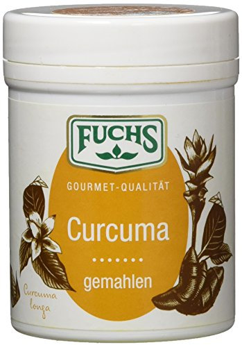 Fuchs Curcuma gemahlen Kurkuma-Gewürz indisches Gewürz, Kurkumapulver, für indisches Curry und asiatische Gerichte, 3er Pack (3 x 70 g)