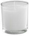 Best Season SA110, LED Echtwachskerze im Glas, Abbrennbar, mit Sensor, Plastik, Bunt, 7.0 x 7.0 x 7.8 cm