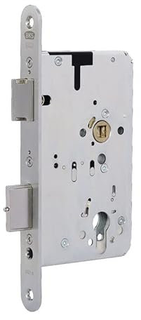 BKS Panik-Einsteckschloss Ser.23 Fkt.B 2-flg.24/100/72/9mm DIN L/R VA